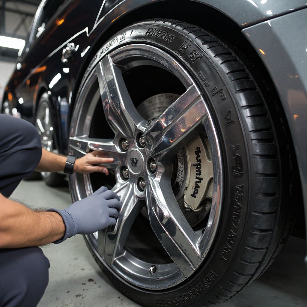 Profesionální čištění kol a pneumatik