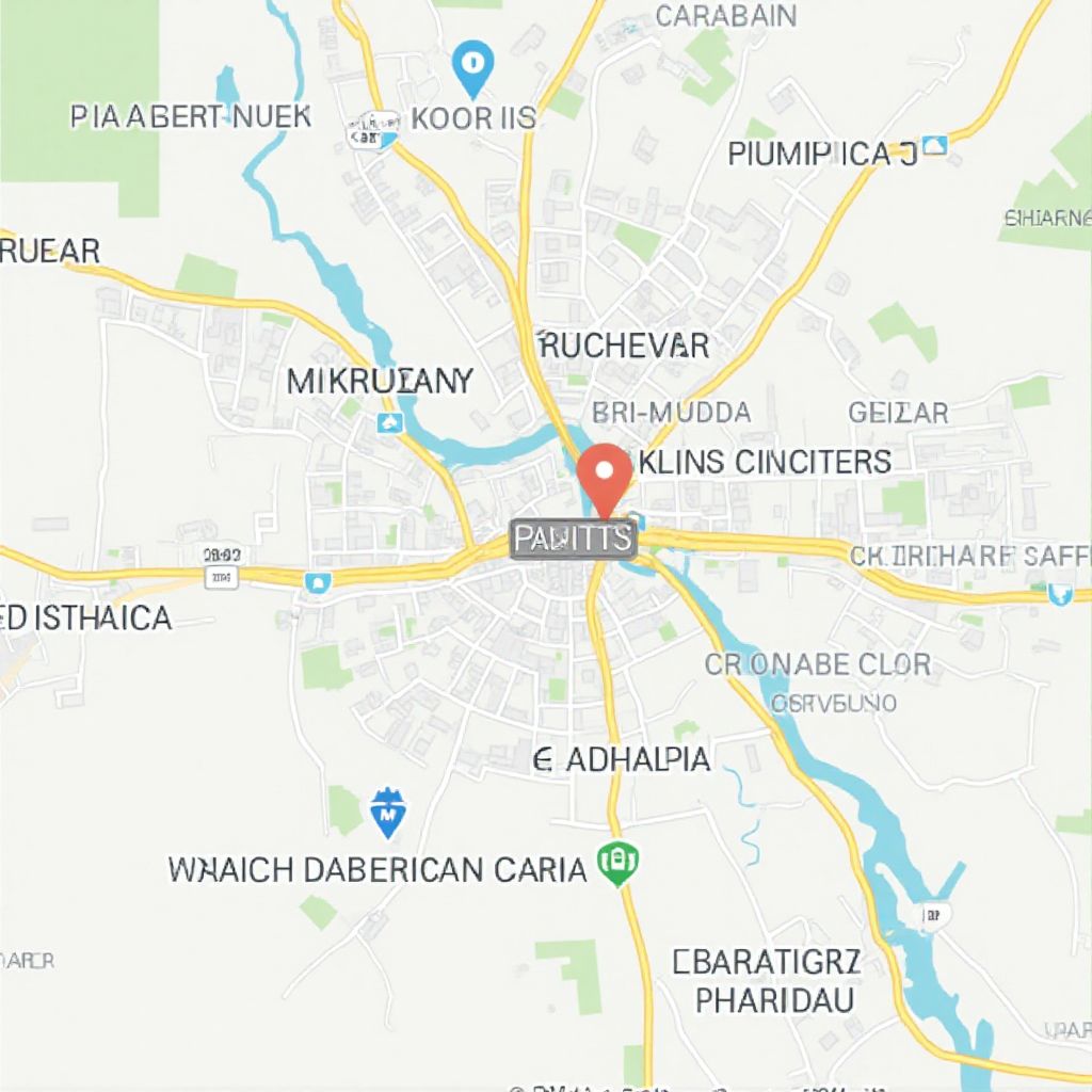 Mapa umístění naší provozovny